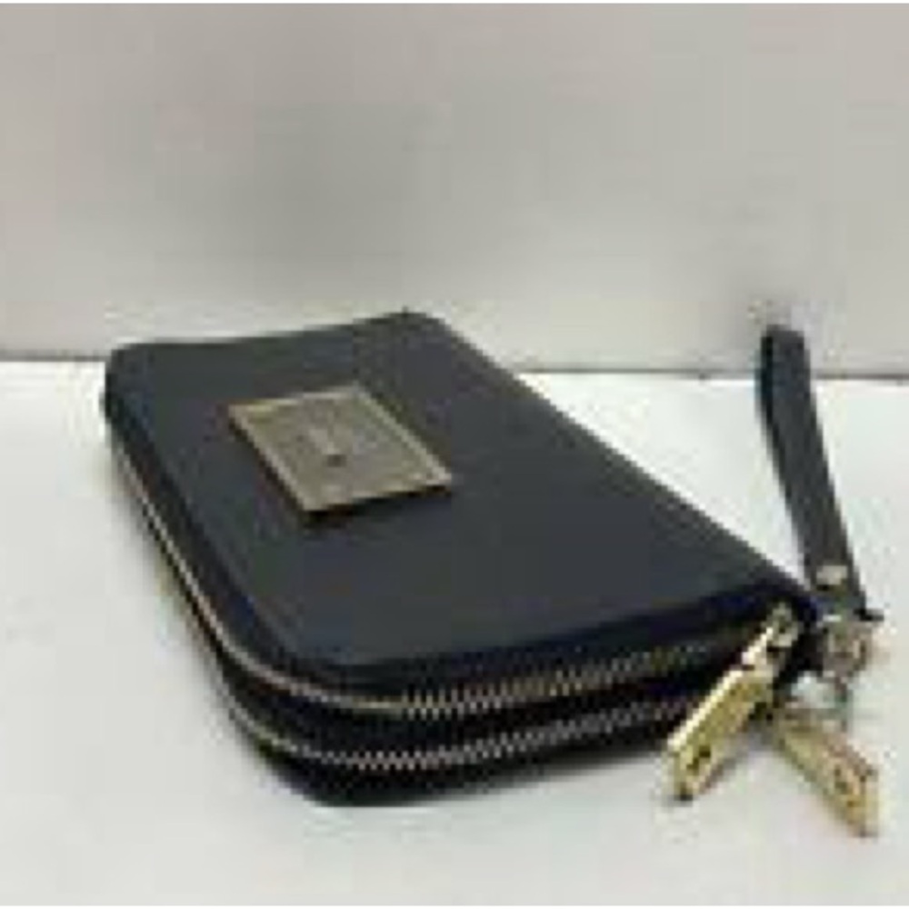 DKNY Black and Silver Accent Bag